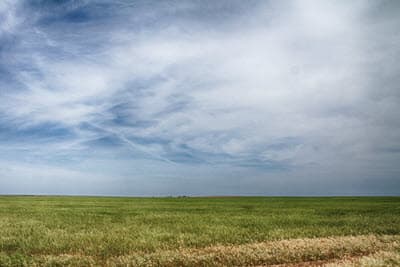 The eastern Colorado prairie under a big sky